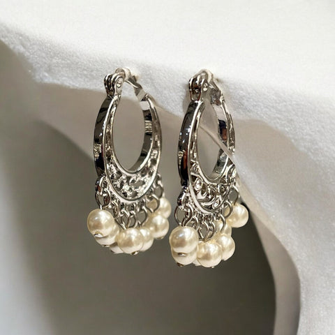 Brinco Argola de Pérolas Brinco Argola de Pérolas